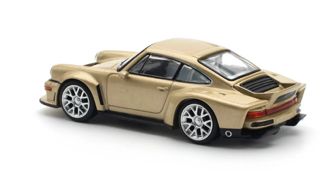 POP RACE Porsche Singer DLS Turbo Gold - 1:64