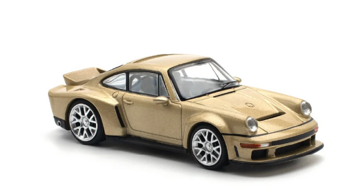 POP RACE Porsche Singer DLS Turbo Gold - 1:64