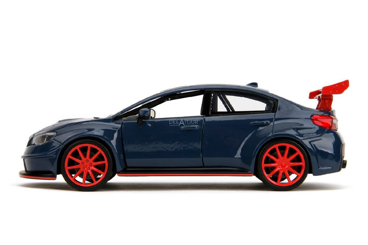 Jada Subaru WEX STI with Yuji Itadori Blauw Jujutsu Kaisen