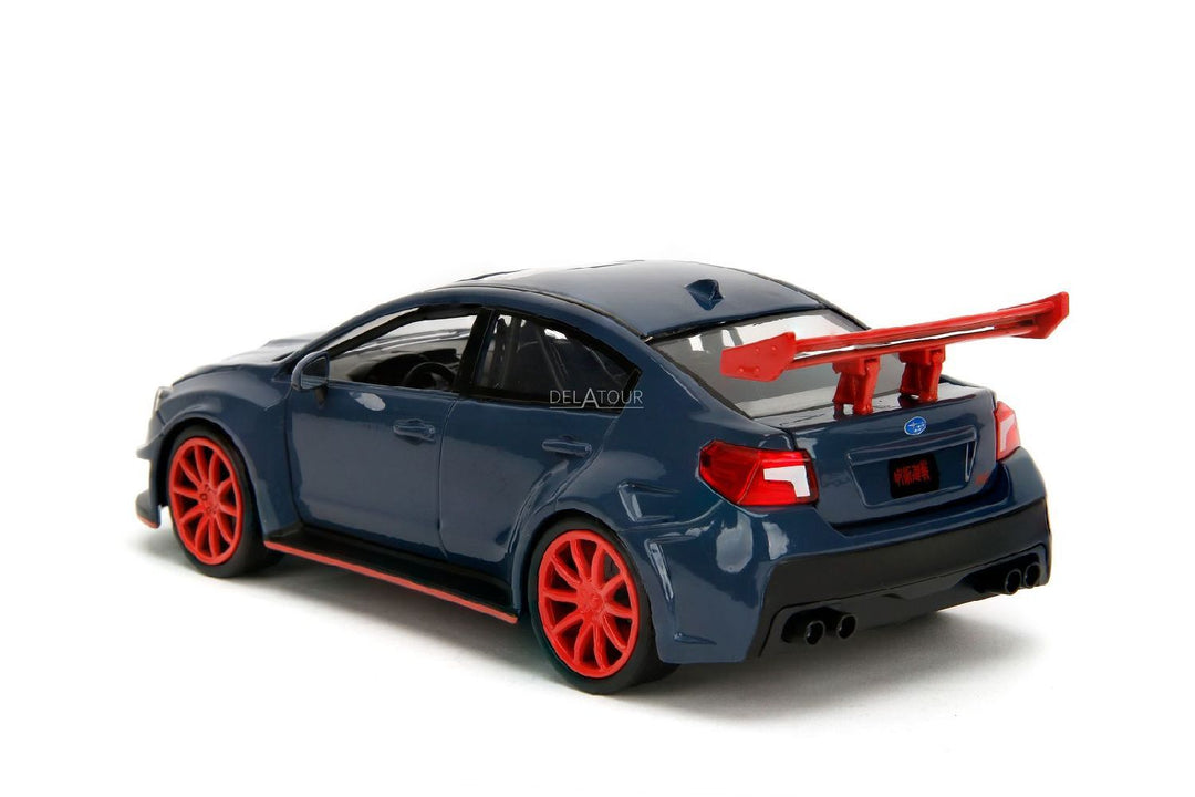 Jada Subaru WEX STI with Yuji Itadori Blauw Jujutsu Kaisen