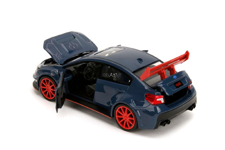 Jada Subaru WEX STI with Yuji Itadori Blauw Jujutsu Kaisen