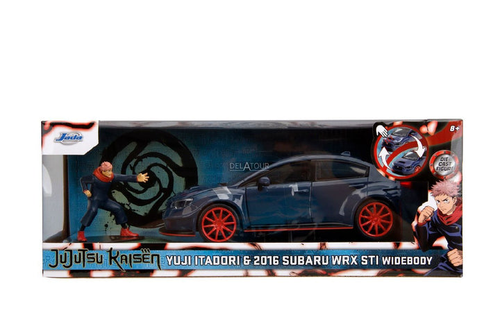 Jada Subaru WEX STI with Yuji Itadori Blauw Jujutsu Kaisen