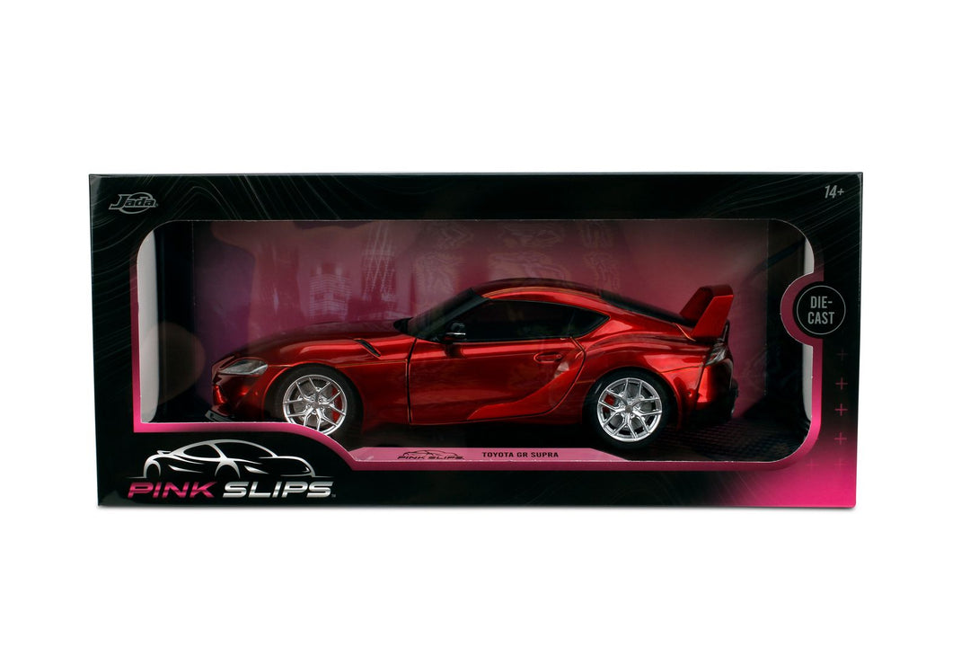 Jada Toyota GR Supra Candy Rood Pink Slips
