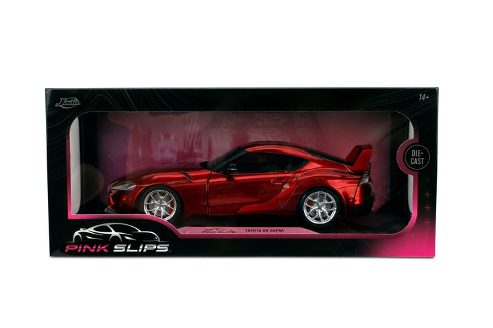 Jada Toyota GR Supra Candy Rood Pink Slips