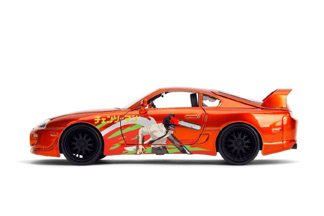 Jada Toyota Supra &amp; Chainsaw Man Orange