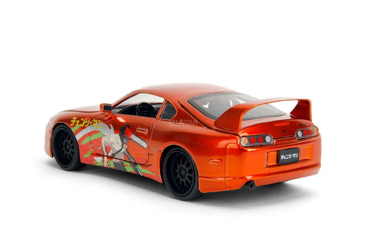 Jada Toyota Supra &amp; Chainsaw Man Orange