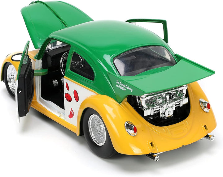 Jada Volkswagen Drag Beetle &amp; Michelangelo Les Tortues Ninja