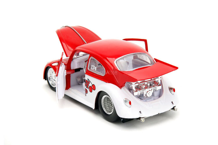 Jada Volkswagen Drag Beetle Rood Slug Bug