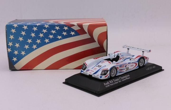 Minichamps Audi R8 ALMS n° 38 Petit Le Mans 2001 1:43 Édition limitée