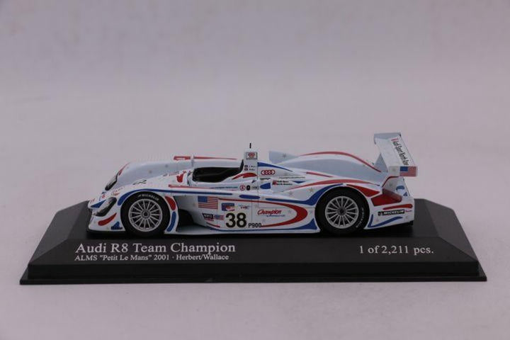 Minichamps Audi R8 ALMS n° 38 Petit Le Mans 2001 1:43 Édition limitée