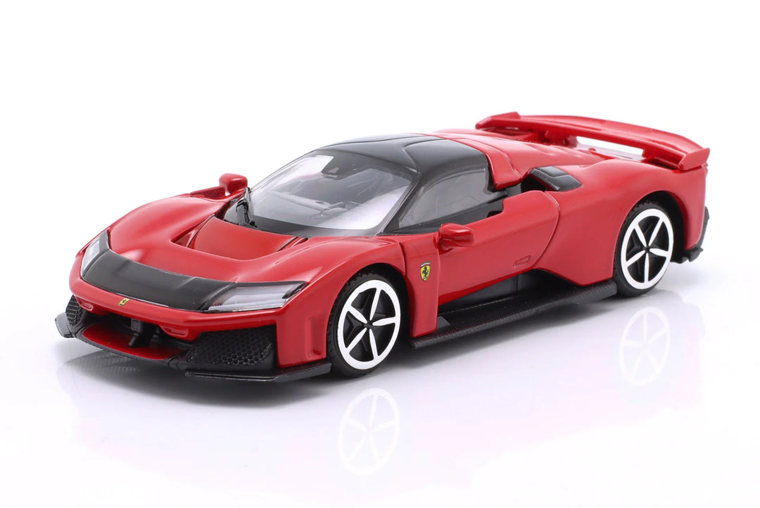 Burago Ferrari F80 Corsa Rosa 1:43 Race &amp; Play