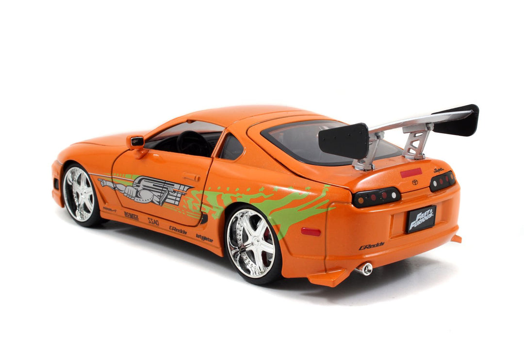 Jada Brian´s Toyota Supra met figurine Oranje Fast &amp; Furious