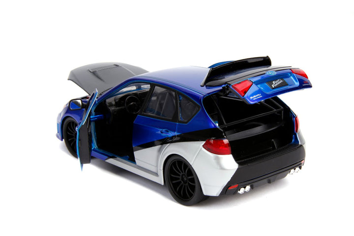 La Subaru Impreza WRX STI bleue de Jada Brian, Fast &amp; Furious