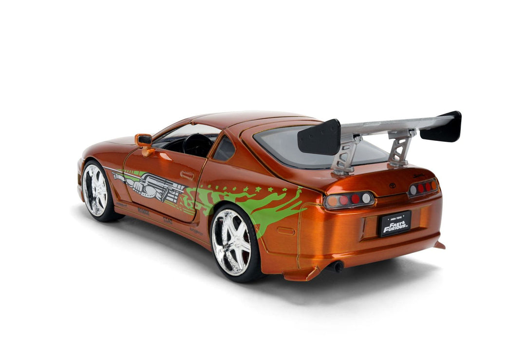 Jada Brian´s Toyota Supra Orange brossé Fast &amp; Furious