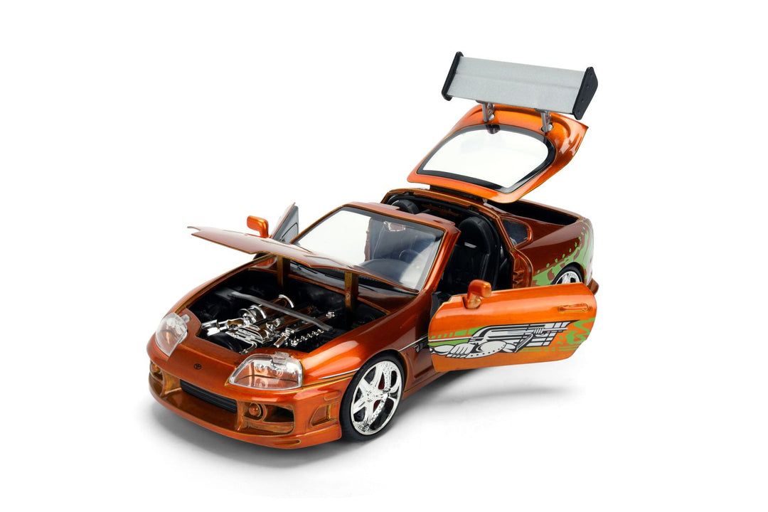Jada Brian´s Toyota Supra Orange brossé Fast &amp; Furious
