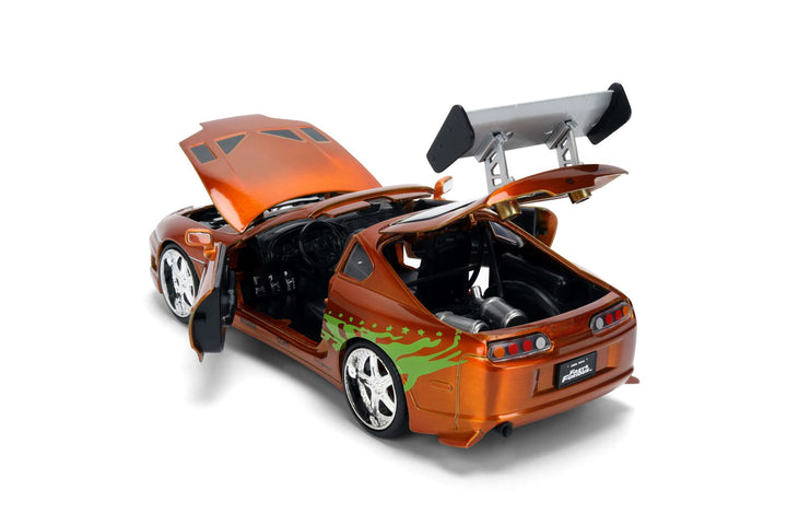 Jada Brian´s Toyota Supra Orange brossé Fast &amp; Furious