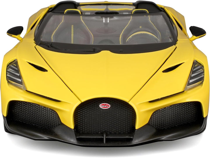 Burago Bugatti Mistral Yellow 1:18 Italian Design