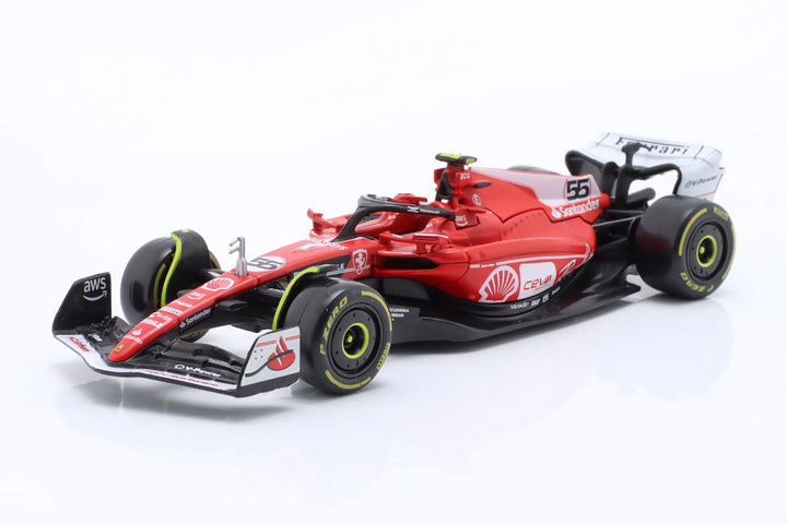Burago Scuderia Ferrari SF-23 n° 55 Carlos Sainz Jr GP de Las Vegas 2023 1:43