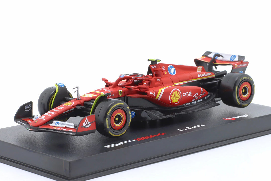 Burago Scuderia Ferrari SF-24 n° 55 Carlos Sainz GP d&