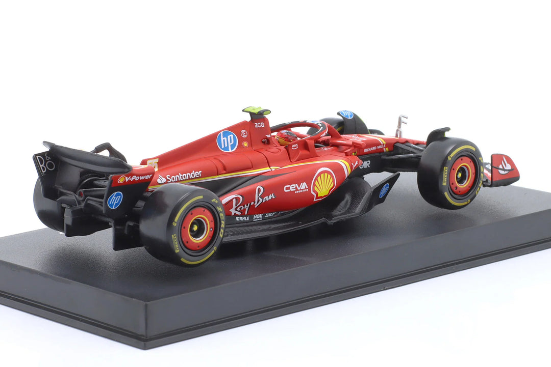 Burago Scuderia Ferrari SF-24 n° 55 Carlos Sainz GP d&
