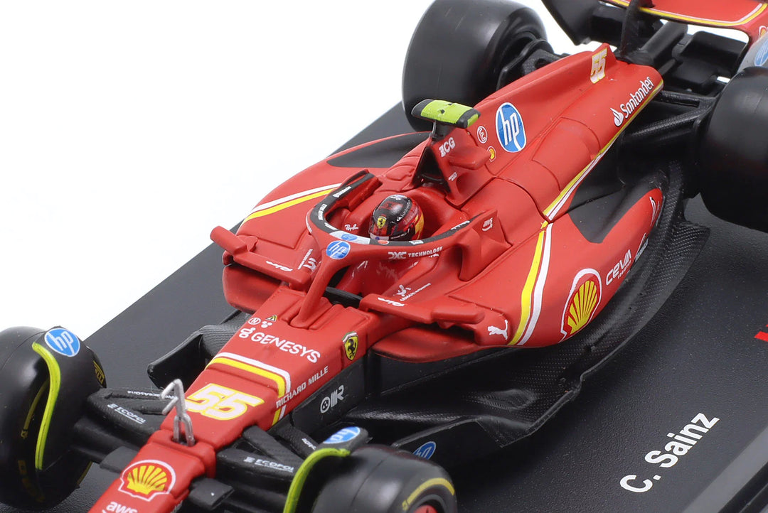 Burago Scuderia Ferrari SF-24 n° 55 Carlos Sainz GP d&