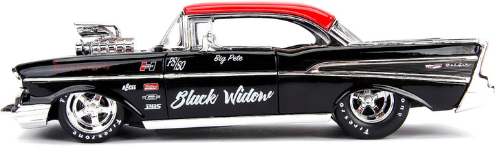 Jada Chevrolet Bel Air 1957 Zwart BigTime Muscle