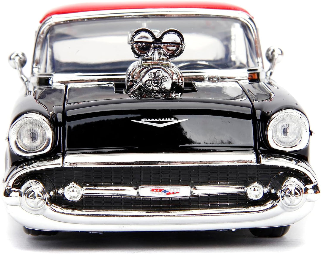 Jada Chevrolet Bel Air 1957 Zwart BigTime Muscle