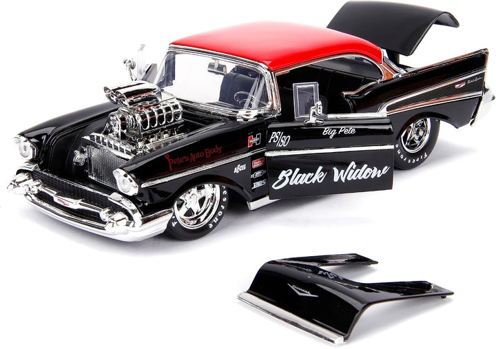 Jada Chevrolet Bel Air 1957 Zwart BigTime Muscle