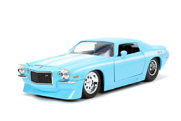 Jada Chevrolet Camaro 1971 Blauw BigTime Muscle