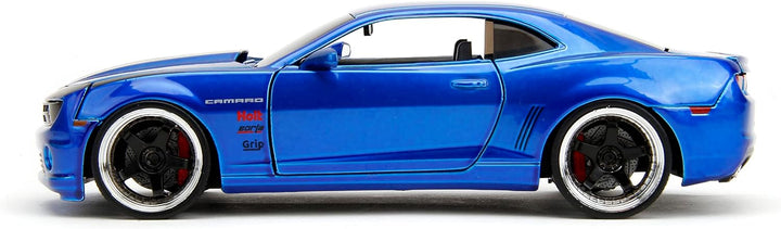 Jada Chevrolet Camaro 2010 Blauw BigTime Muscle