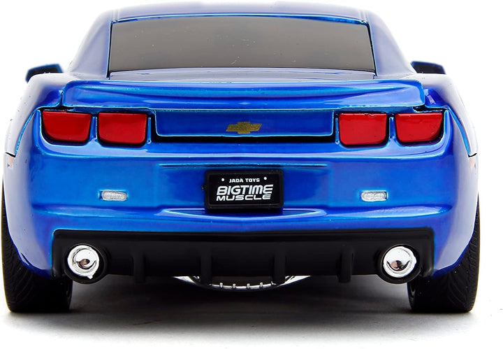 Jada Chevrolet Camaro 2010 Blauw BigTime Muscle