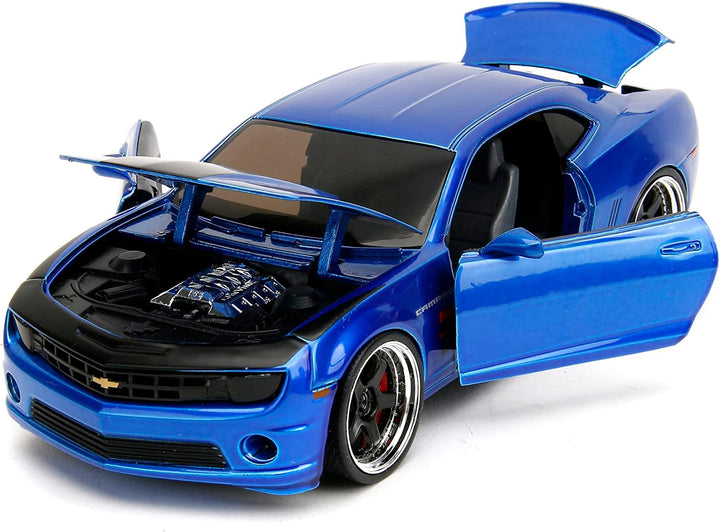 Jada Chevrolet Camaro 2010 Blauw BigTime Muscle