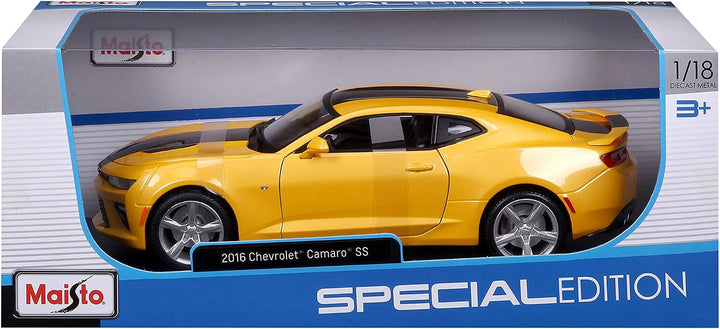 Maisto 2016 Chevrolet Camaro SS 1:18 Yellow Special Edition