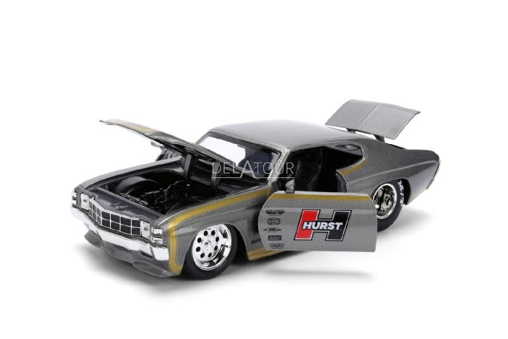 Jada Chevrolet Chevelle SS Gris BigTime Muscle