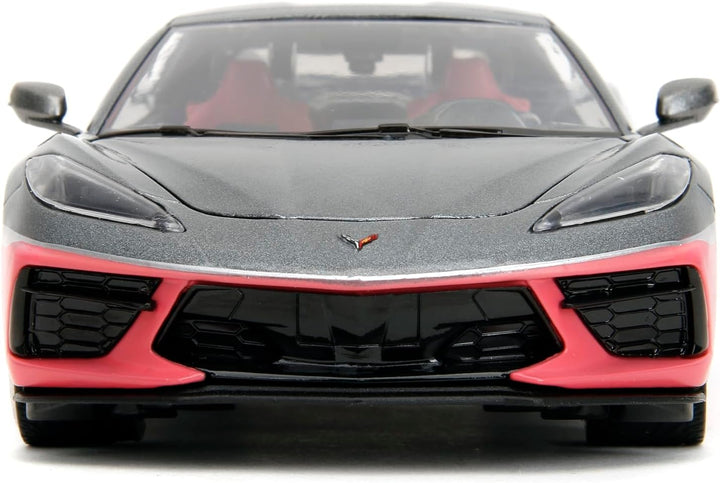 Jada Chevrolet Corvette 2020 Rose / Gris Pink Slips