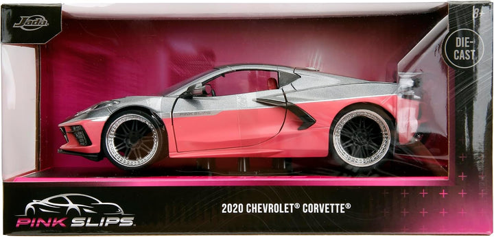 Jada Chevrolet Corvette 2020 Rose / Gris Pink Slips