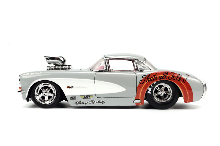 Jada Chevrolet Corvette &amp; Bugs Bunny Gray Looney Tunes