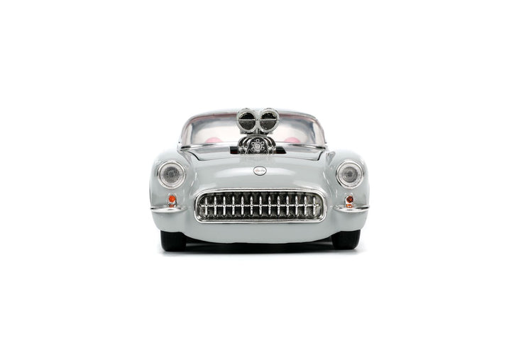 Jada Chevrolet Corvette &amp; Bugs Bunny Gray Looney Tunes