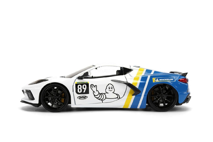 Jada Chevrolet Corvette Stingray 2020 Michelin Blanc BigTime Muscle