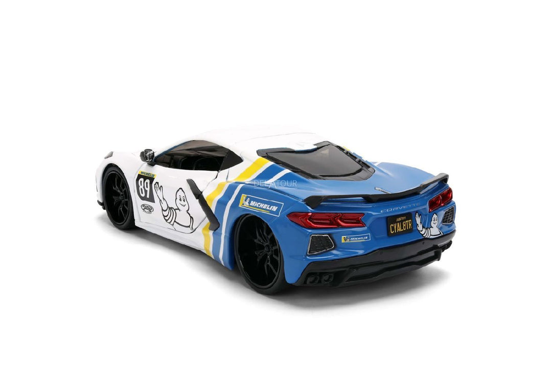 Jada Chevrolet Corvette Stingray 2020 Michelin Blanc BigTime Muscle