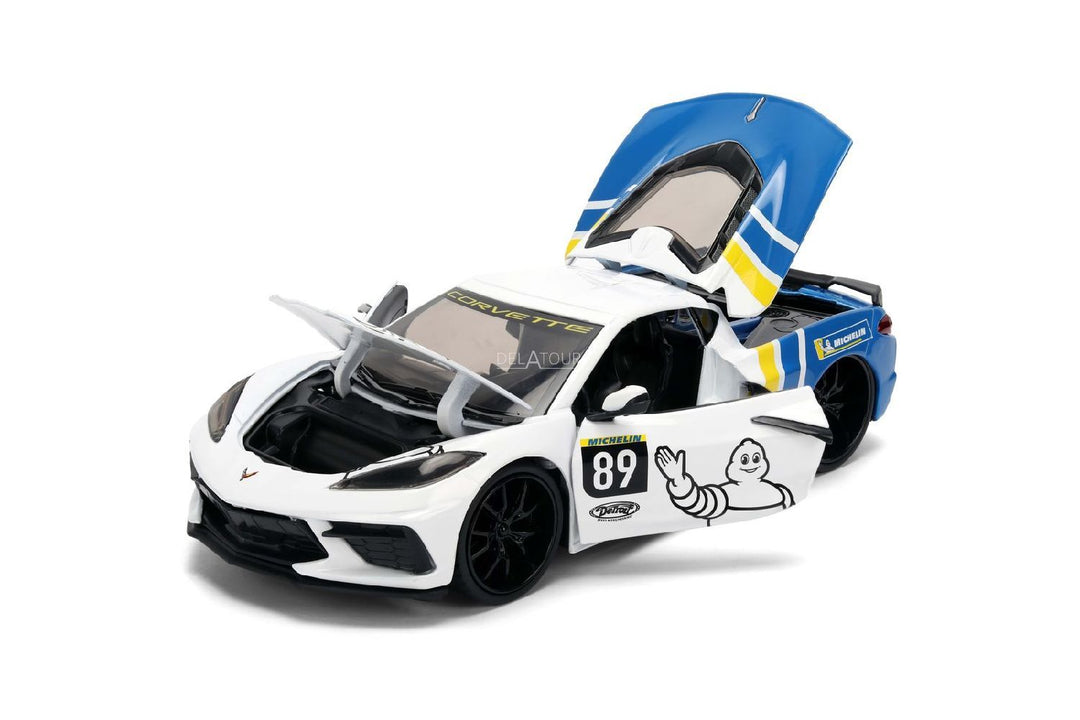 Jada Chevrolet Corvette Stingray 2020 Michelin Blanc BigTime Muscle