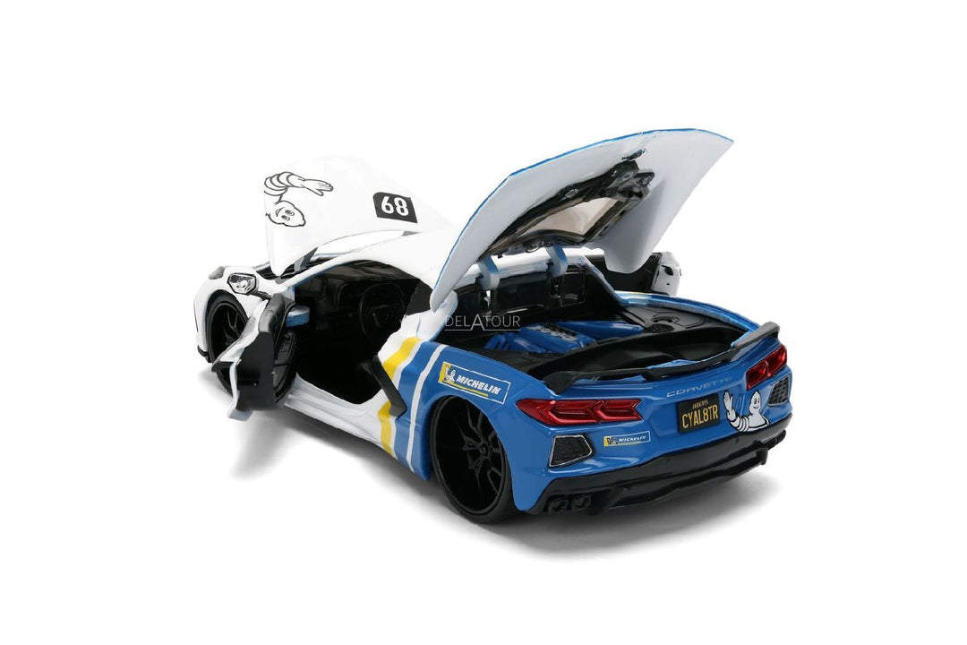 Jada Chevrolet Corvette Stingray 2020 Michelin Blanc BigTime Muscle