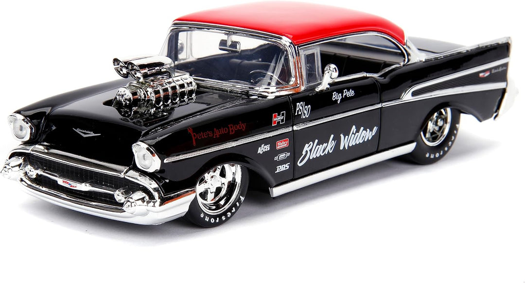 Jada Chevrolet Bel Air 1957 Zwart BigTime Muscle