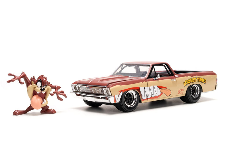 Jada Chevrolet El Camino &amp; Tasmanian Devil Bruin Loonley Tunes