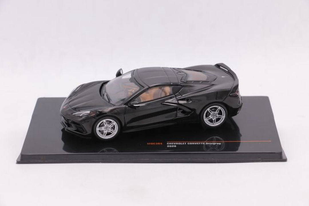 Ixo Chevrolet Corvette Stingray 2020 Zwart 1:43