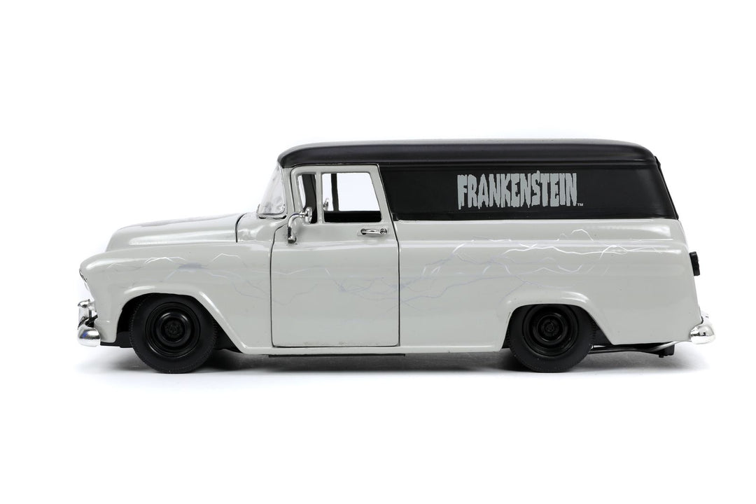 Jada Chevy Suburban &amp; Frankenstein grijs Universal Monsters