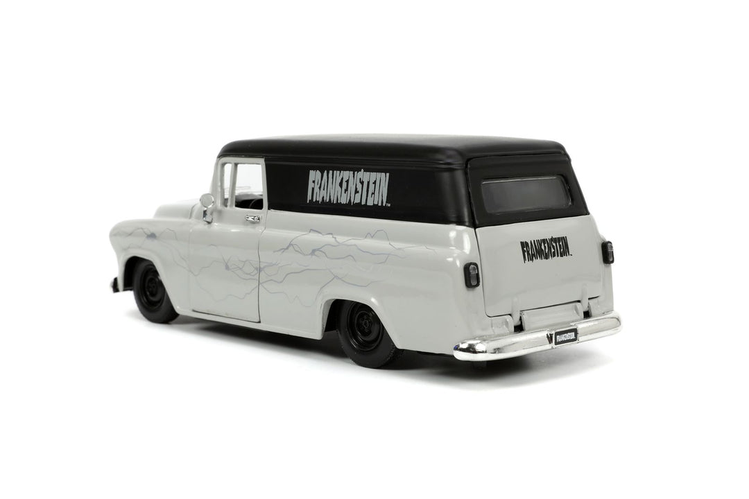 Jada Chevy Suburban &amp; Frankenstein grijs Universal Monsters
