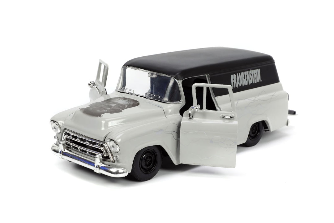 Jada Chevy Suburban &amp; Frankenstein grijs Universal Monsters