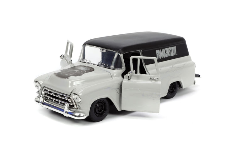 Jada Chevy Suburban &amp; Frankenstein grijs Universal Monsters