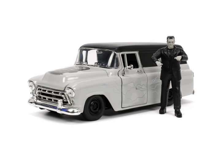 Jada Chevy Suburban &amp; Frankenstein grijs Universal Monsters